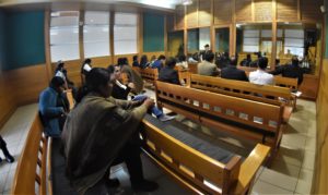 Solo llegó el juez y la prensa a la audiencia por Operación Huracán