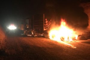 Al menos 22 camiones son quemados en el Biobío y La Araucanía
