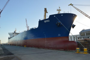 Inauguran buque petrolero Brío en Talcahuano