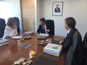 Futura Ministra de Medio Ambiente, Marcela Cubillos, sostuvo reunión bilateral con el actual ministro, Marcelo Mena