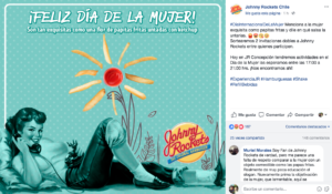 Destrozan promo de Johnny Rockets por el 8M: Pedían etiquetar a una 