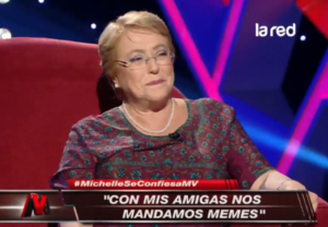 Bachelet en WhatsApp: manda 