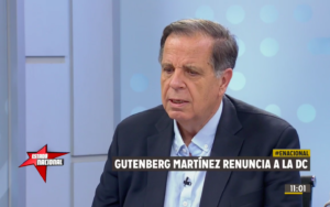 Gutenberg Martínez oficializó su salida de la DC: 