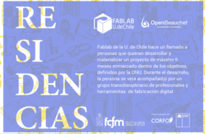 Convocatoria abierta para el Programa de Residencias del FabLab U. de Chile