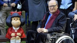 Quino aclara postura de Mafalda sobre despenalización del aborto luego que grupos provida ocuparan su imagen
