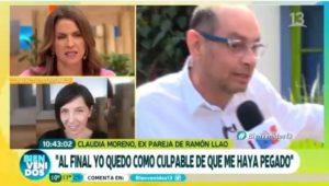 Así fue la comentada intervención en el Bienvenidos de Claudia Moreno, ex pareja de Ramón Llao