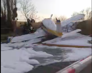 VIDEO | Avioneta particular cae en Peñalolén y deja 4 heridos