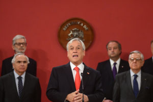 Sebastián Piñera reitera críticas a Bachelet en cambio de Gabinete: 