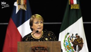 Michelle Bachelet en México: 