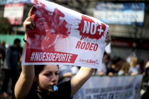 VIDEO | Guido Girardi hace cuatro puntos buenos contra los fans del rodeo y explica qué es deporte y qué no