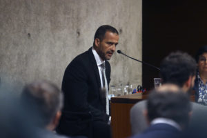 FOTOS | Si las miradas mataran: el rostro de Iván Núñez al ver a Rafael Garay en tribunales