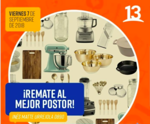 Está mala la cosa: Canal 13 saca a remate escenografías y artículos de cocina de Master Chef