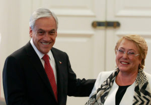 Presidente Piñera se encontró con Michelle Bachelet en Naciones Unidas