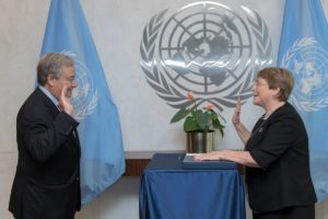 Michelle Bachelet juró oficialmente como nueva Alta Comisionada para los DD.HH. en la ONU