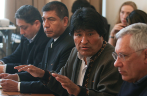 Evo Morales acusa al Gobierno chileno de querer derrocarlo