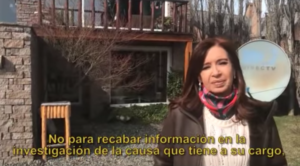 Cristina Fernández tras allanamiento en su casa: 