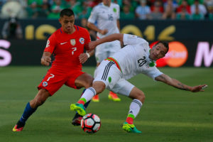 Formaciones: Chile sale con Alexis Sánchez de titular al duelo con México