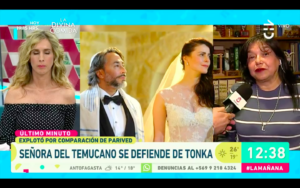 Esposa de Tito Fernández se defiende por encontrón con Tonka en Bienvenidos: 