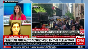VIDEO | Informan en vivo de artefactos sospechosos en CNN y las casas de Clinton y Obama