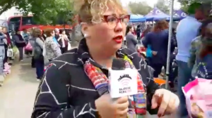 VIDEO | El momento exacto en que un balazo interrumpió transmisión en vivo desde Bajos de Mena