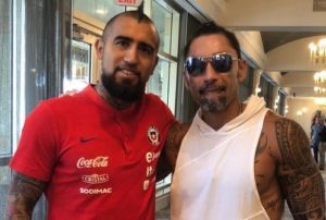 FOTOS | Marcelo Ríos visitó a la Selección Chilena en Miami