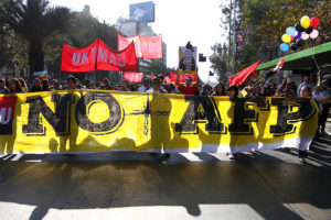 Coordinadora No+AFP convoca a movilización nacional para este miércoles