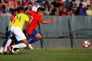 La Roja sub 20 sumó un nuevo empate ante Brasil en amistoso