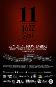 San Bernardo Jazz Fest, 23 y 24 de noviembre en Parque García de la Huerta