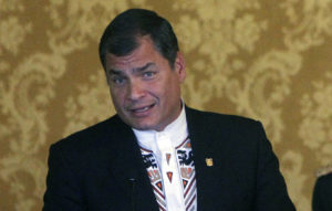 Expresidente Rafael Correa fue llamado a juicio por secuestro de opositor 2012