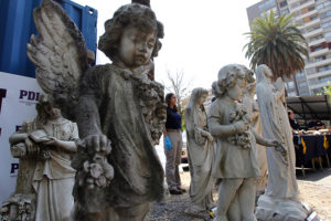 FOTOS | Estatuas robadas incautadas a Raúl Schüler están evaluadas en 4.000 millones de pesos