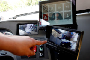 FOTOS | Así quedó bus eléctrico del Transantiago tras accidente a una semana de su presentación oficial