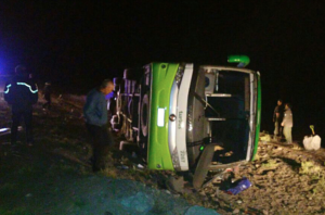 Bus chileno desbarrancó en Mendoza: una mujer y dos niños muertos