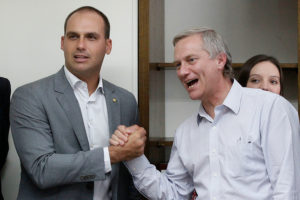 FOTOS | Así fue la cita entre José Antonio Kast y Eduardo Bolsonaro