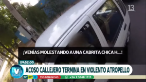 VIDEO | Hombre fue atropellado por defender a ciclista de acosador