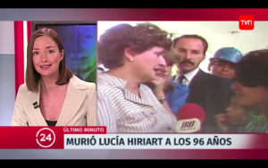VIDEO | Fake absoluto: el “extra” de 24 Horas anunciando la muerte de Lucía Hiriart que dejó a la mitad de Chile corriendo en círculos
