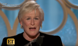 El potente discurso feminista de Glenn Close al recibir el Globo de Oro a Mejor Actriz