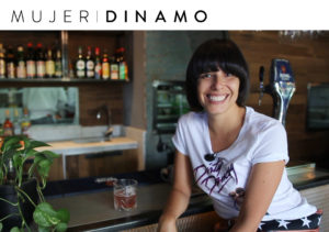 En la barra con la actriz Dayana Amigo