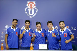 Universidad de Chile presenta a cinco caras nuevas de cara a la temporada 2019