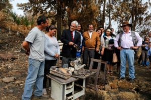 Sebastián Piñera: Se ha respondido bien a los peores incendios en décadas