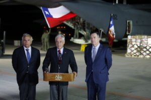 Presidente Piñera por ayuda humanitaria: 