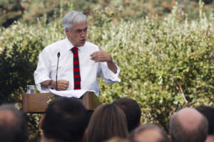 Piñera responde molesto en Ñuble: 