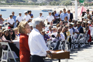 La broma de Piñera en el sur: 