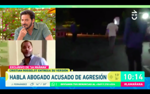 VIDEO | Cristián Rosselot intentaba explicar en TV altercado en supermercado... hasta que le mostraron nueva grabación