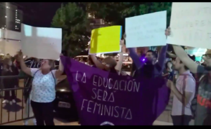 VIDEO | Protesta en contra de gestión de Virginia Reginato en la Gala del Festival