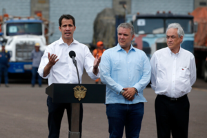 Mandatarios en frontera de Venezuela hacen llamado 