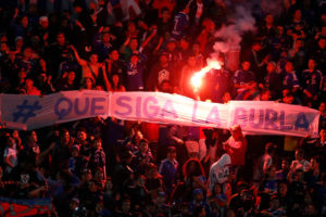 Hinchas de la Universidad de Chile protagonizaron incidentes en la previa al duelo con Melgar