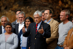 Piñera respalda a Carabineros tras revelarse cuota mínima de partes en Cañete