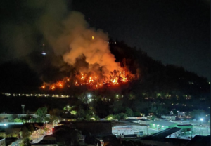 FOTOS | Incendio en el San Cristóbal: estos son los rayados amenazantes que se encontraron en los muros del zoológico