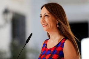 Vocera de Gobierno fue operada y se recupera en la Clínica Alemana