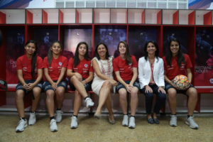 La Roja Femenina ya cuenta con camarín propio en el Estadio Nacional